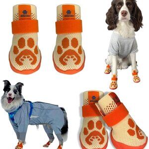 Dog Shoes for Large Dogs, Anti Slip Paw Protectors Suitable for Outdoor, Large